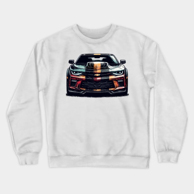 Chevrolet Camaro Crewneck Sweatshirt by Vehicles-Art